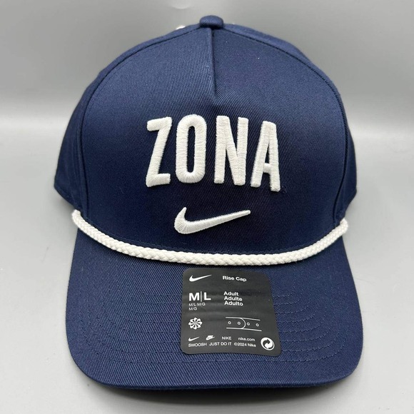 Nike Other - Nike Rise Arizona Wildcats Dri-Fit Hat Men M-L Blue Stretch Fitted Cap New